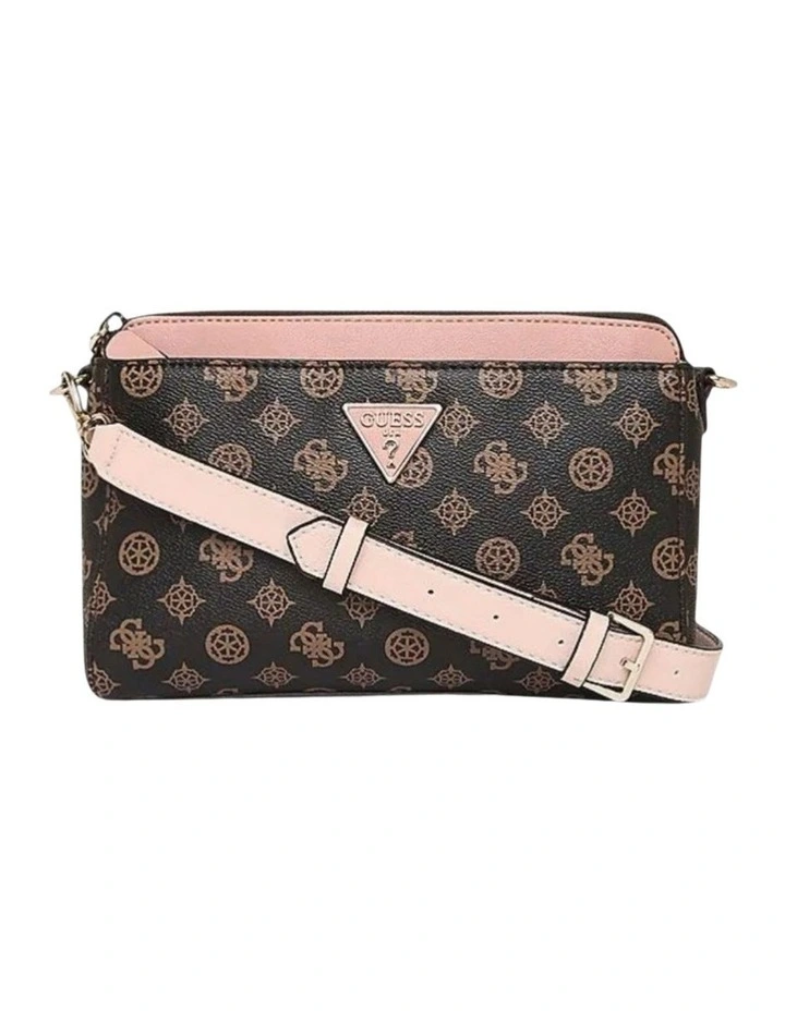 Maddy Girlfriend Crossbody Bag in Brown/Blush image 1