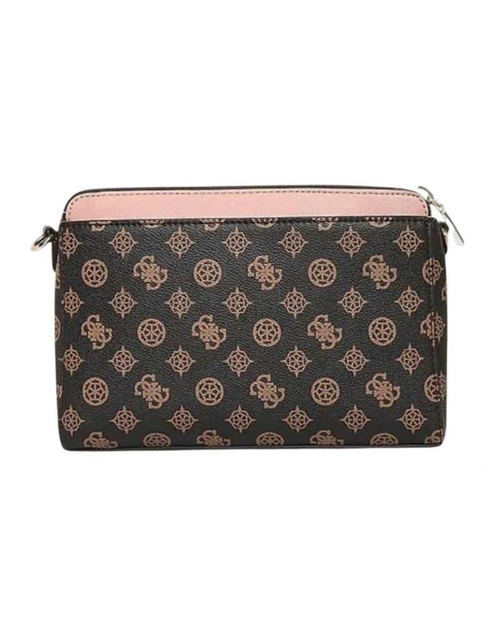 Maddy Girlfriend Crossbody Bag in Brown/Blush image 4