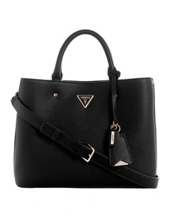 Meridian Girlfriend Satchel Bag in Black