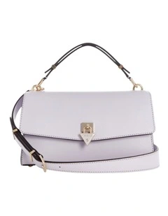 Patsie Top Handle Flap Bag in Lilac