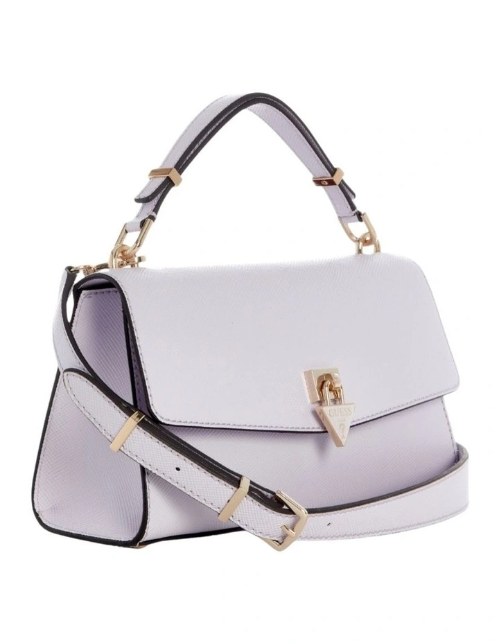 Patsie Top Handle Flap Bag in Lilac image 3