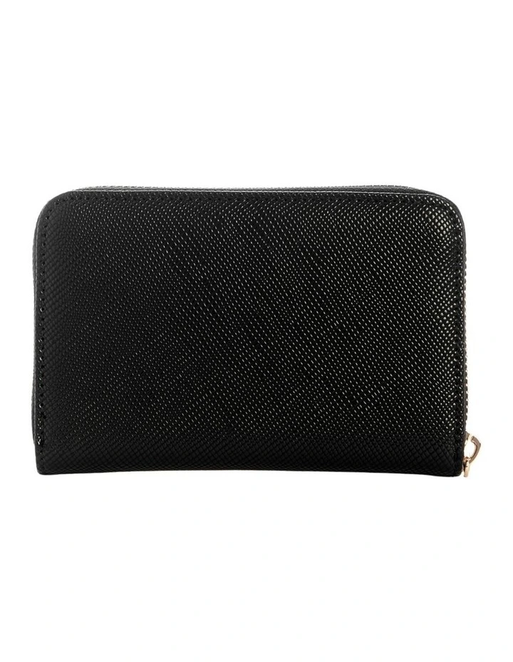 Laurel Medium Zip Around Wallet in Black image 2