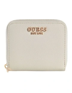 Laurel Small Zip Wallet in Ivory