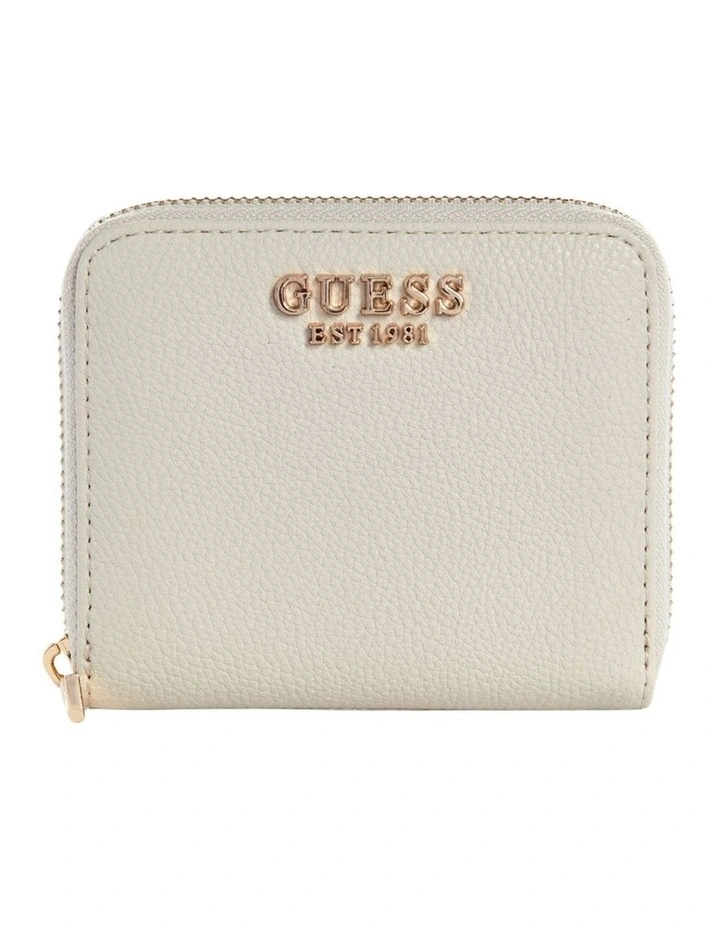 Laurel Small Zip Wallet in Ivory image 1