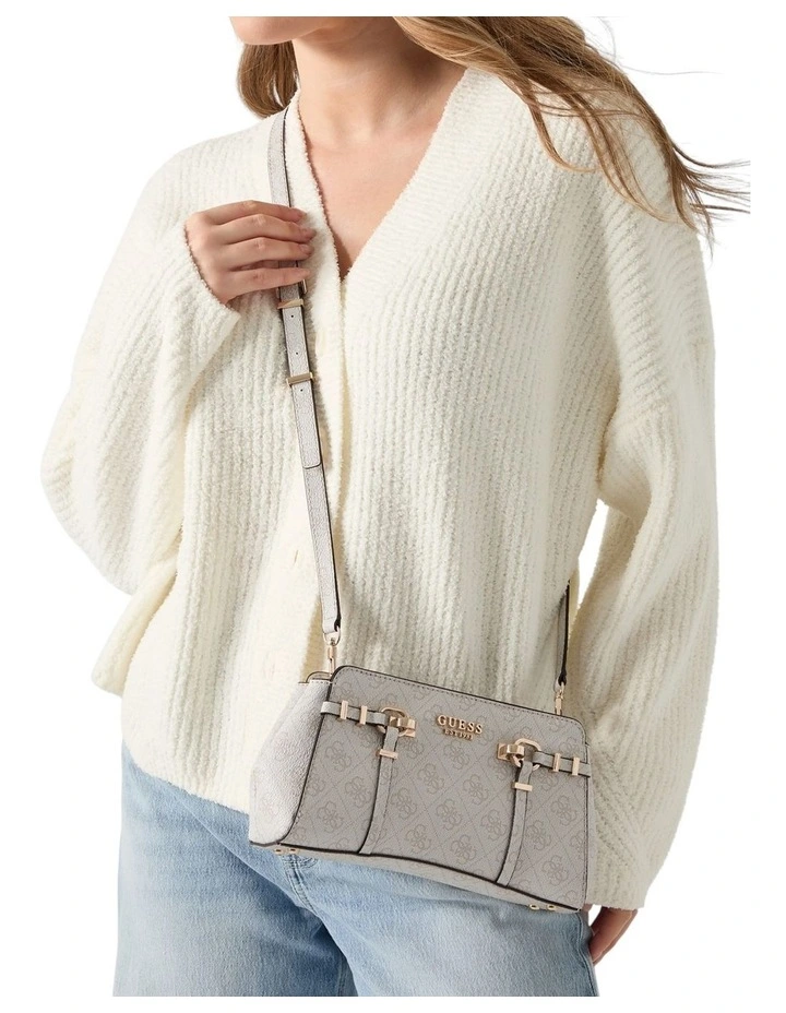 Leona Girlfriend Crossbody Bag in Bone Logo image 2