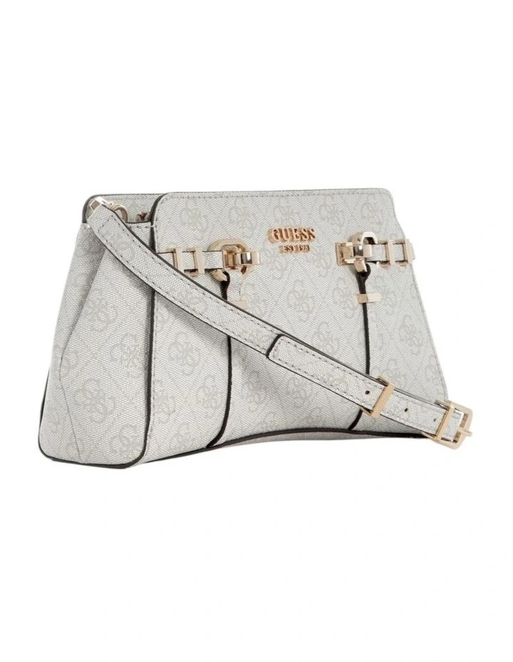 Leona Girlfriend Crossbody Bag in Bone Logo image 3