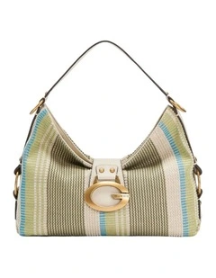Camden Mini Shoulder Bag in Olive Multi