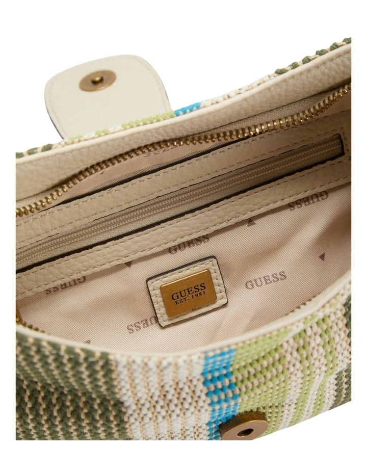 Camden Mini Shoulder Bag in Olive Multi image 7