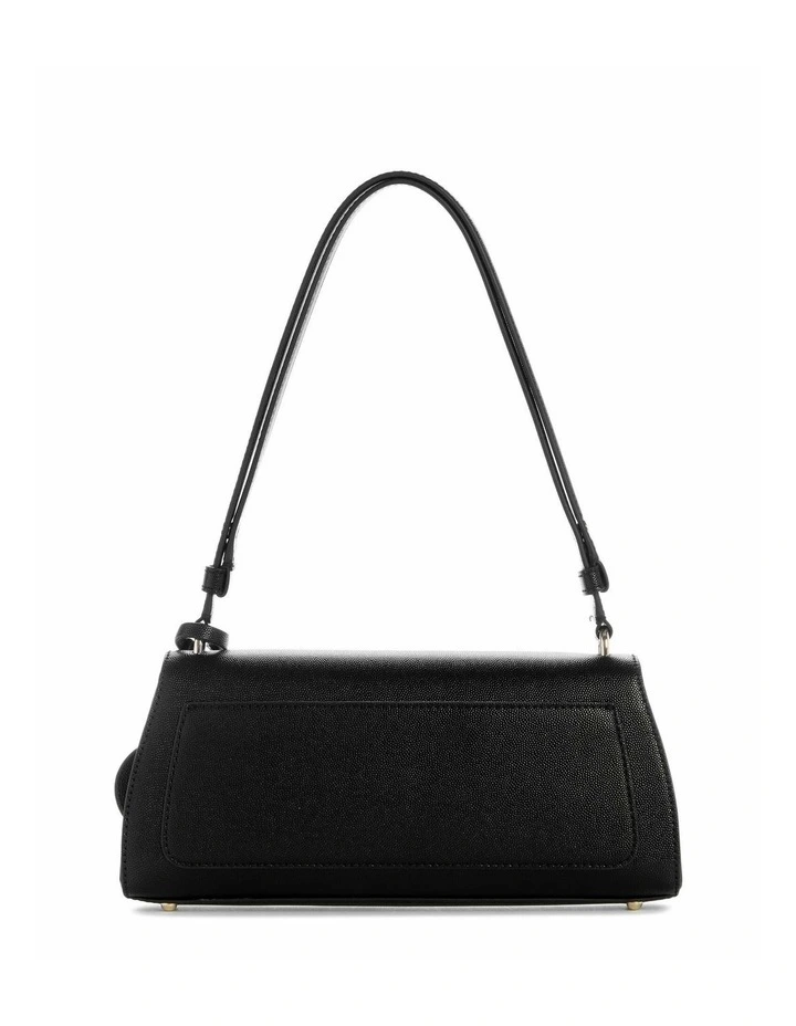 Isobel Convertible Crossbody Flap Bag in Black image 4