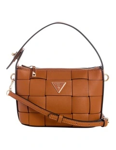Maylee Mini Hobo Crossbody Bag in Caramel