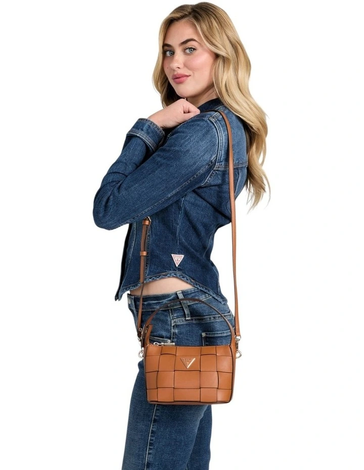 Maylee Mini Hobo Crossbody Bag in Caramel image 2