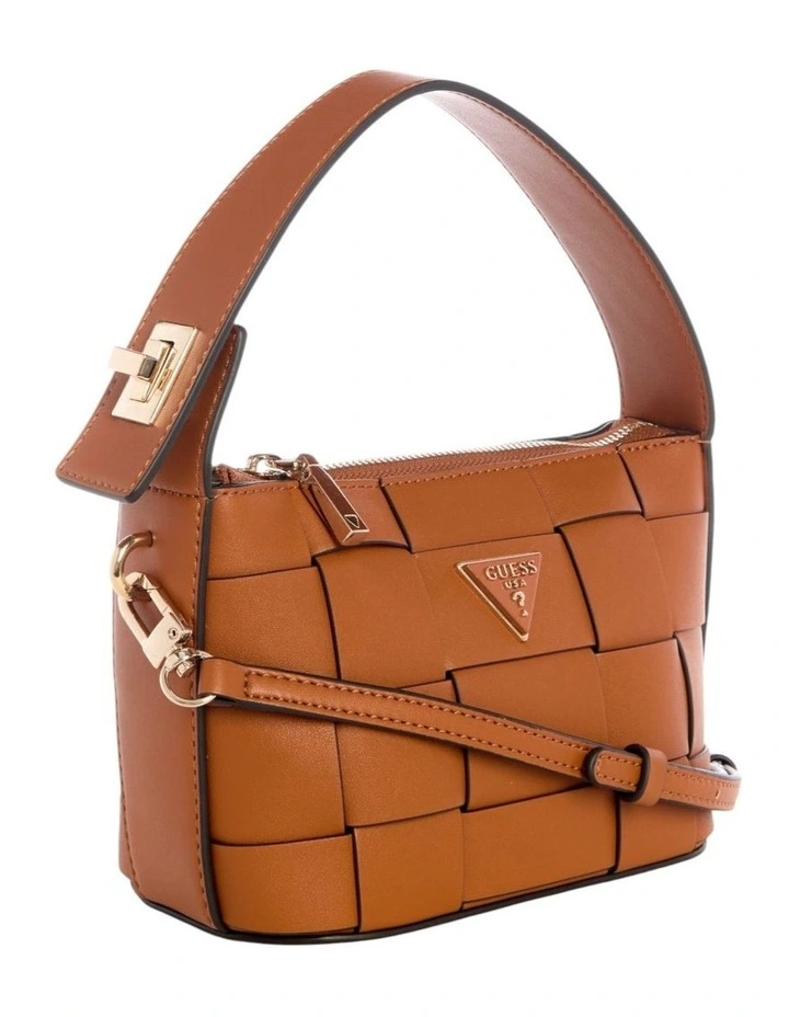 Maylee Mini Hobo Crossbody Bag in Caramel image 3