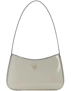 Arnela Top Zip Shoulder Bag in Light Taupe