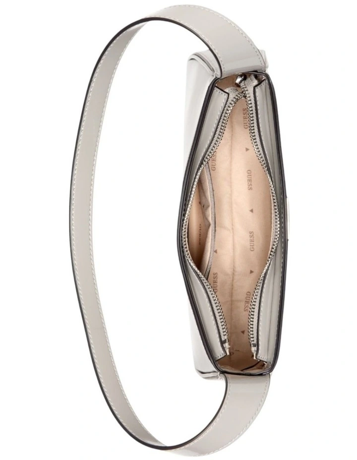 Arnela Top Zip Shoulder Bag in Light Taupe image 4