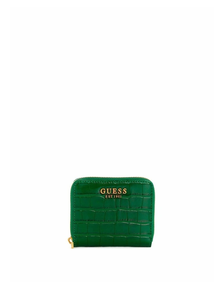 James Croco Small Wallet in Green image 1