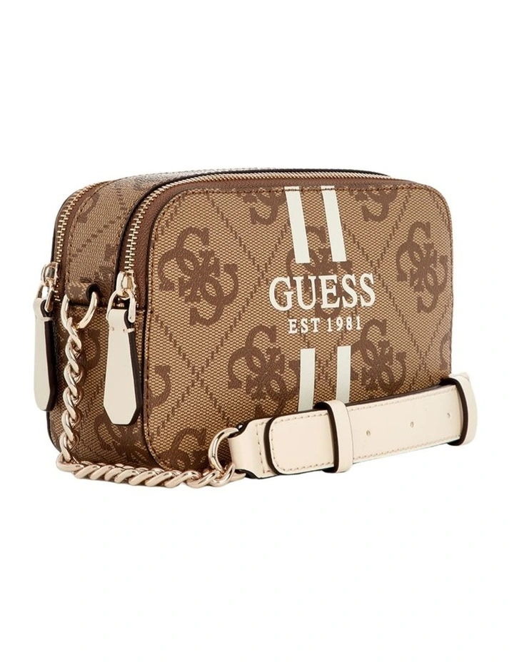 Noelle Crossbody Camera Bag in Latte Logo image 2