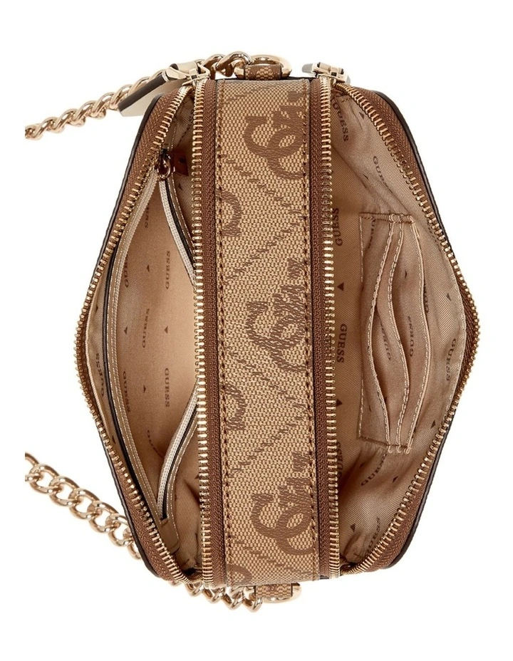 Noelle Crossbody Camera Bag in Latte Logo image 4