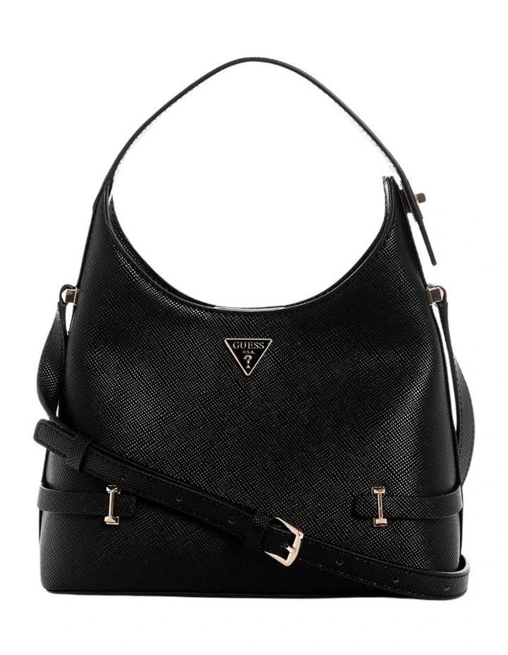 Rosalba Hobo Crossbody Bag in Black image 1