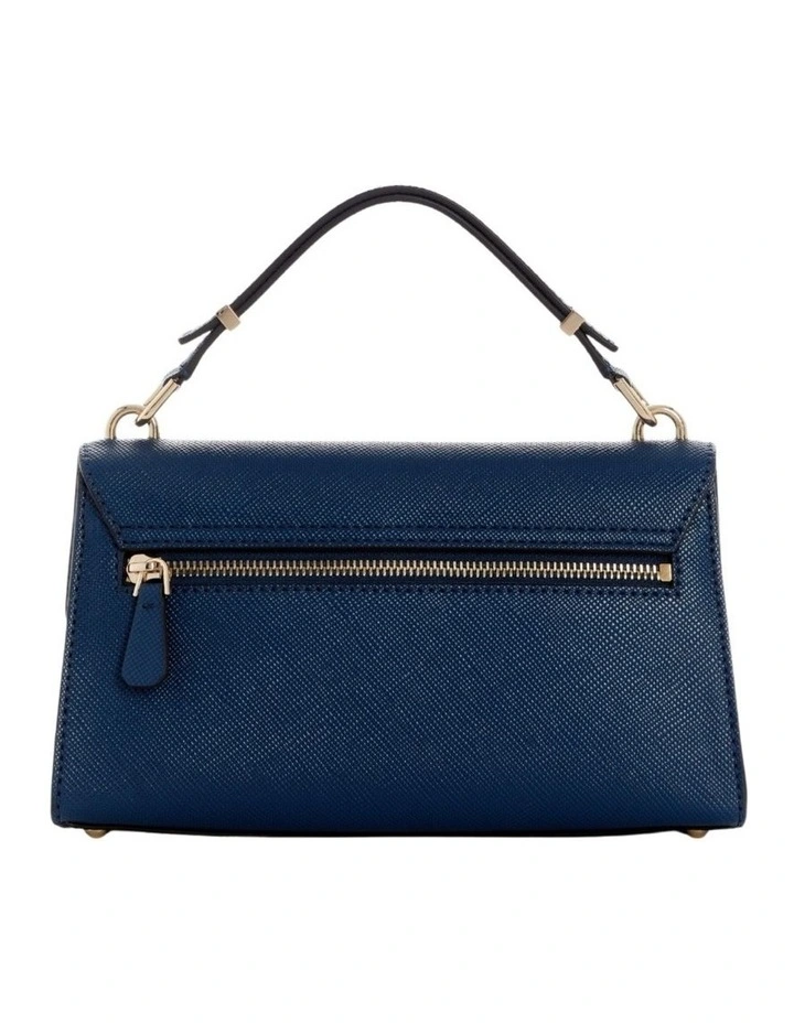 Patsie Top Handle Flap Bag in Navy image 3