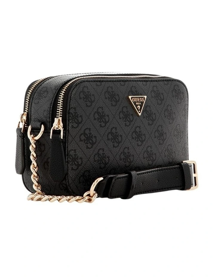 Noelle Camera Crossbody Bag in Coal Logo image 2