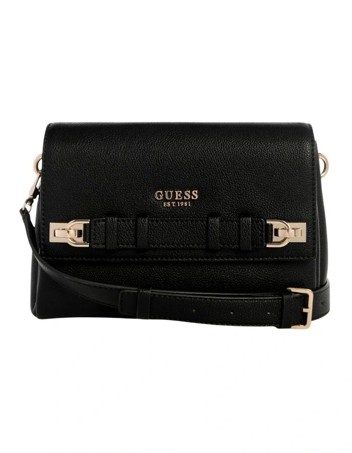 Gregoria Flap Crossbody Bag in Black image 1