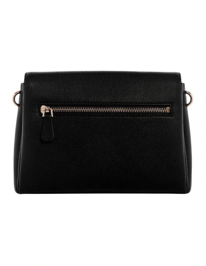 Gregoria Flap Crossbody Bag in Black image 3