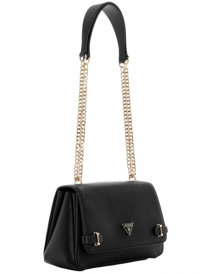 Rosalba Convertible Crossbody Flap in Black image 3