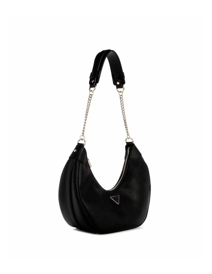 Fedora Hobo Bag in Black image 2
