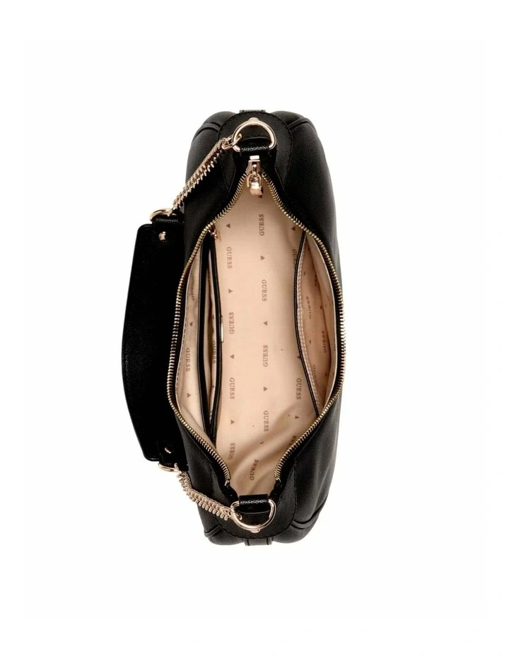 Fedora Hobo Bag in Black image 4