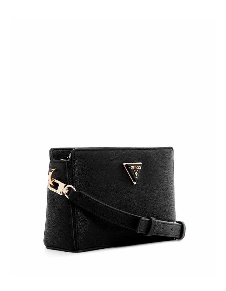 Meridian Crossbody Top Zip in Black image 2