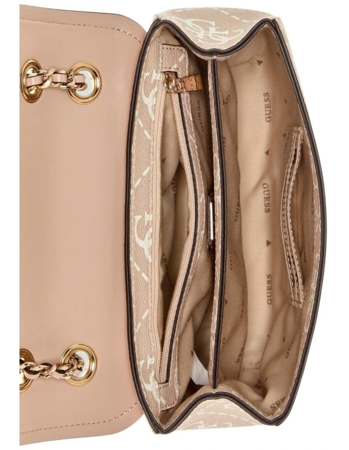 Izzy Convertible Crossbody Flap in Sand Logo image 4