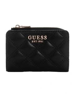 Giully Zip Around Card Case in Black