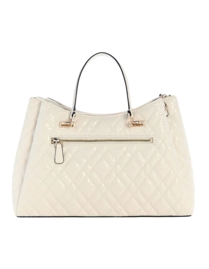 Isemay Girlfriend Shoulder Satchel Bag in Off White image 3