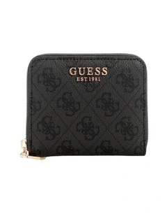 Laurel Small Wallet in Coal Logo