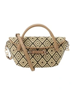 Sophia Mini Satchel Bag in Lemon