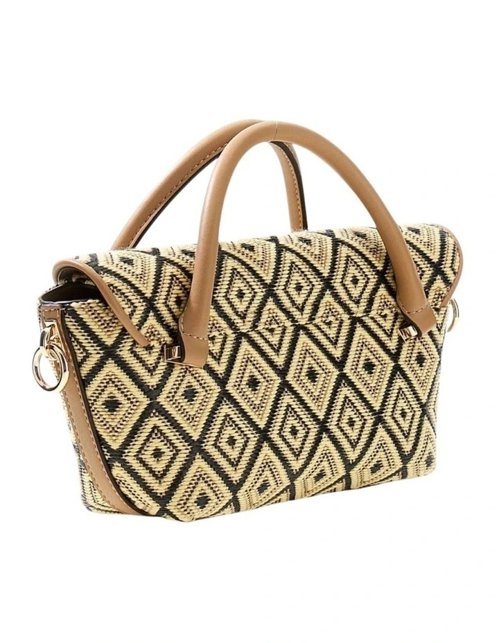 Sophia Mini Satchel Bag in Lemon image 2