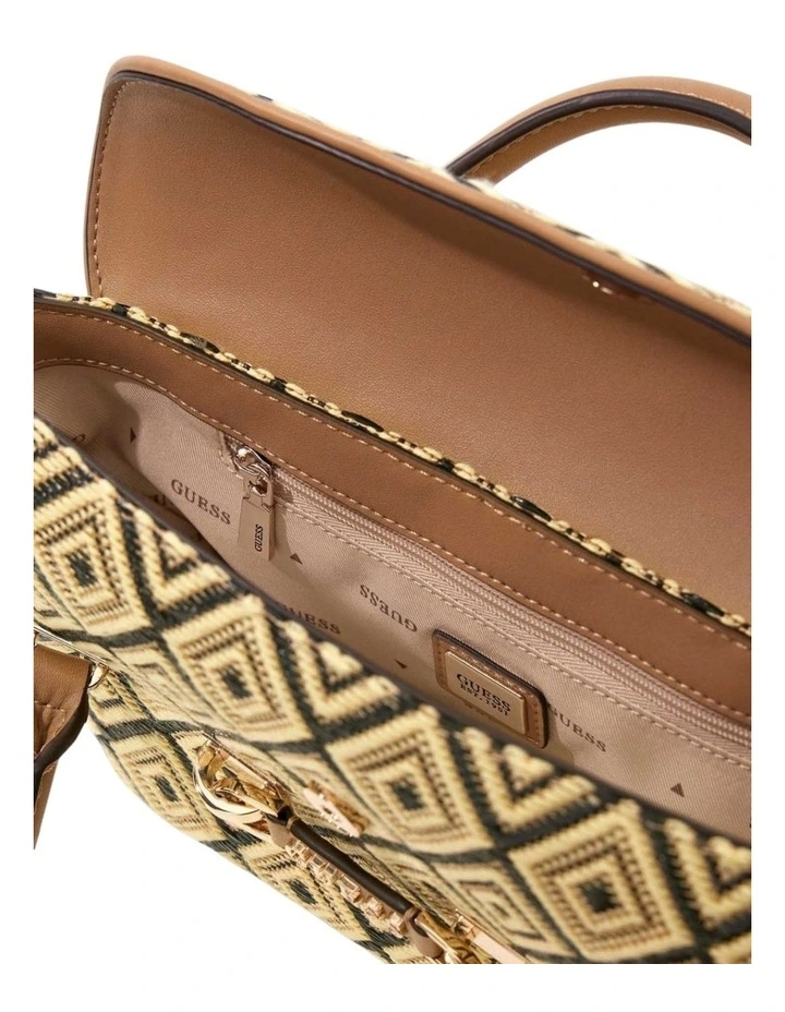 Sophia Mini Satchel Bag in Lemon image 3