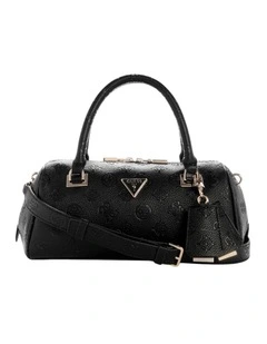 Cresidia II Box Satchel Bag in Black