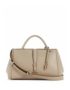 Carrie Girlfriend Satchel Bag in Taupe