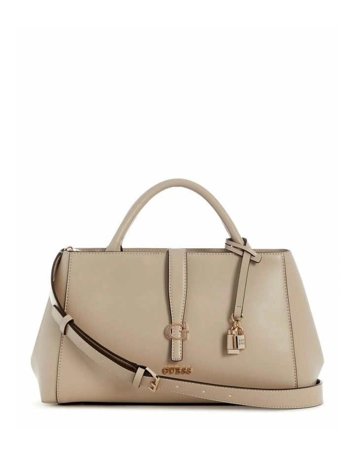 Carrie Girlfriend Satchel Bag in Taupe image 1