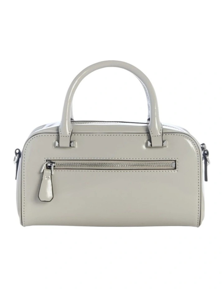 Arnela Mini Satchel Bag in Beige image 3