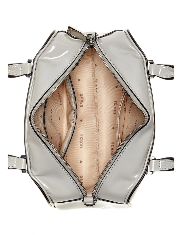 Arnela Mini Satchel Bag in Beige image 4