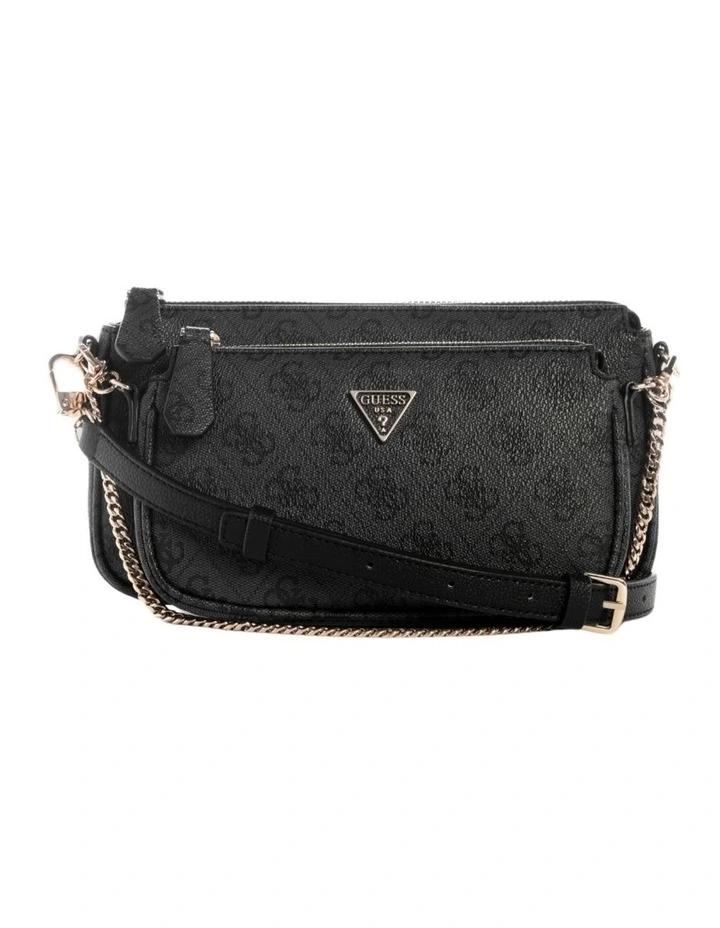 Noelle II Double Pouch Crossbody Bag in Coal Logo image 1