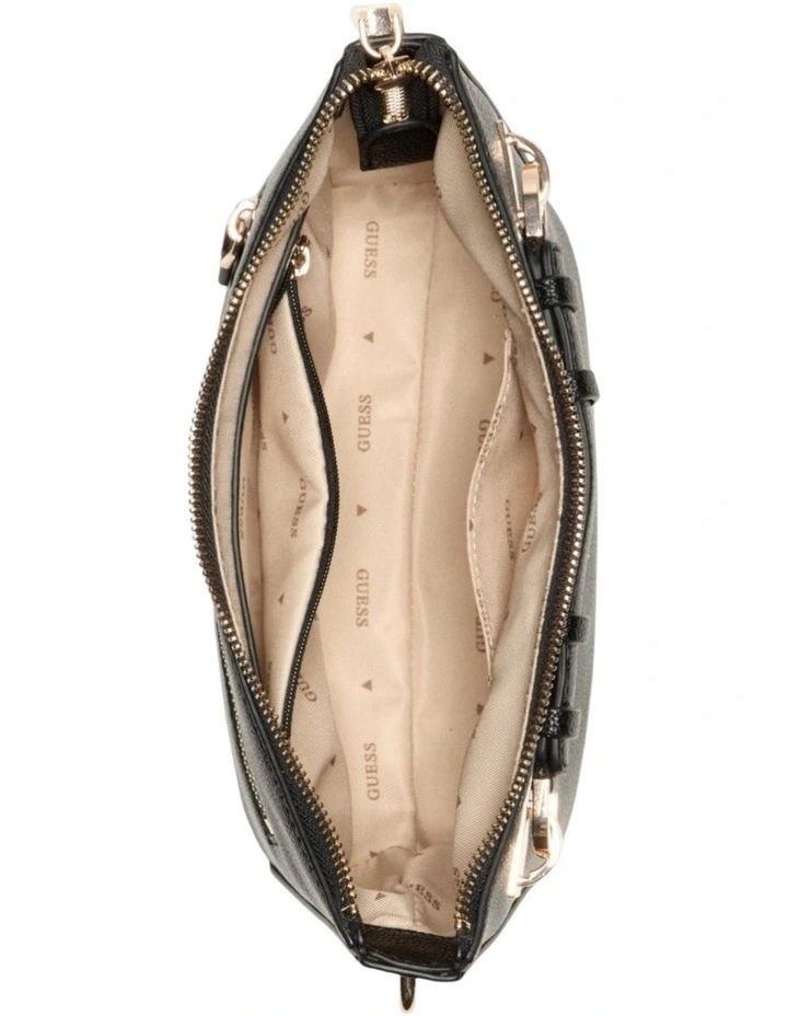 Gregoria Top Zip Shoulder Bag in Black image 4