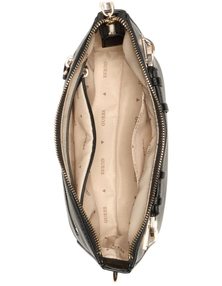 Gregoria Top Zip Shoulder Bag in Black image 5