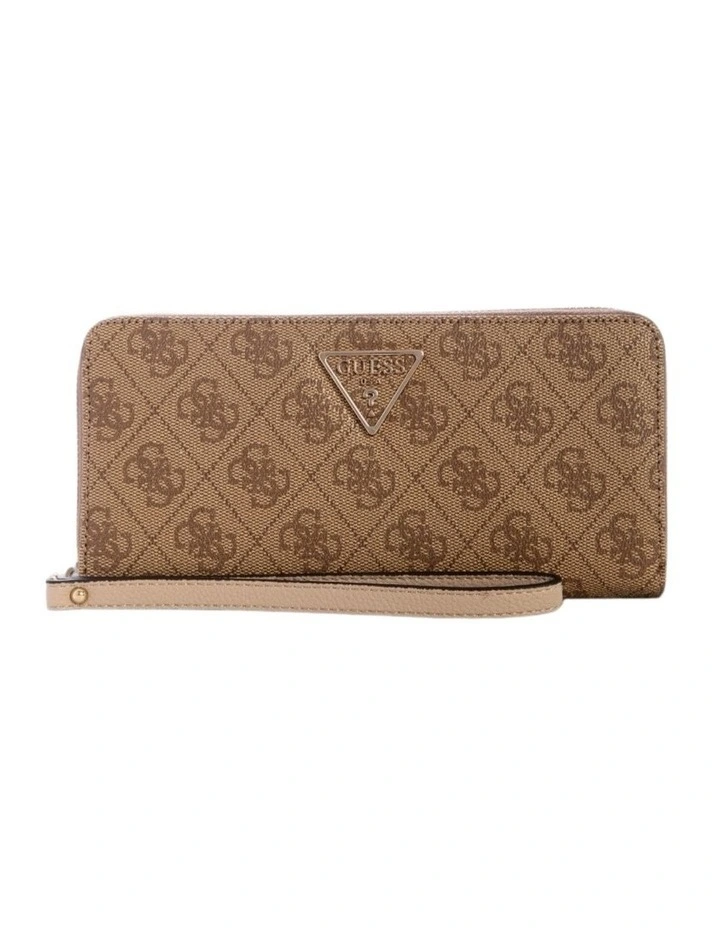 Laurel Large Zip Around Wallet in Latte Logo image 1