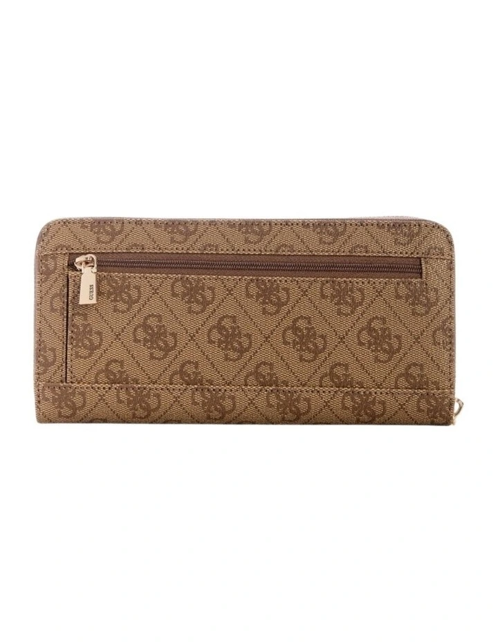 Laurel Large Zip Around Wallet in Latte Logo image 2