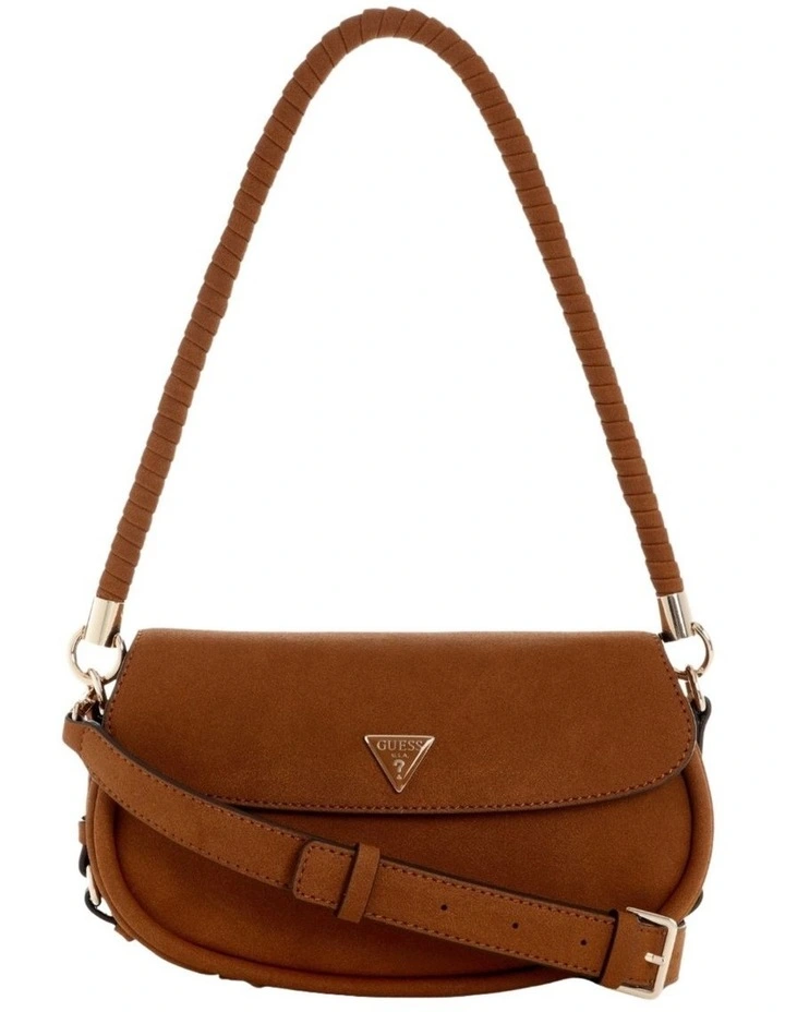 Danya Flap Shoulder Bag in Brown image 1