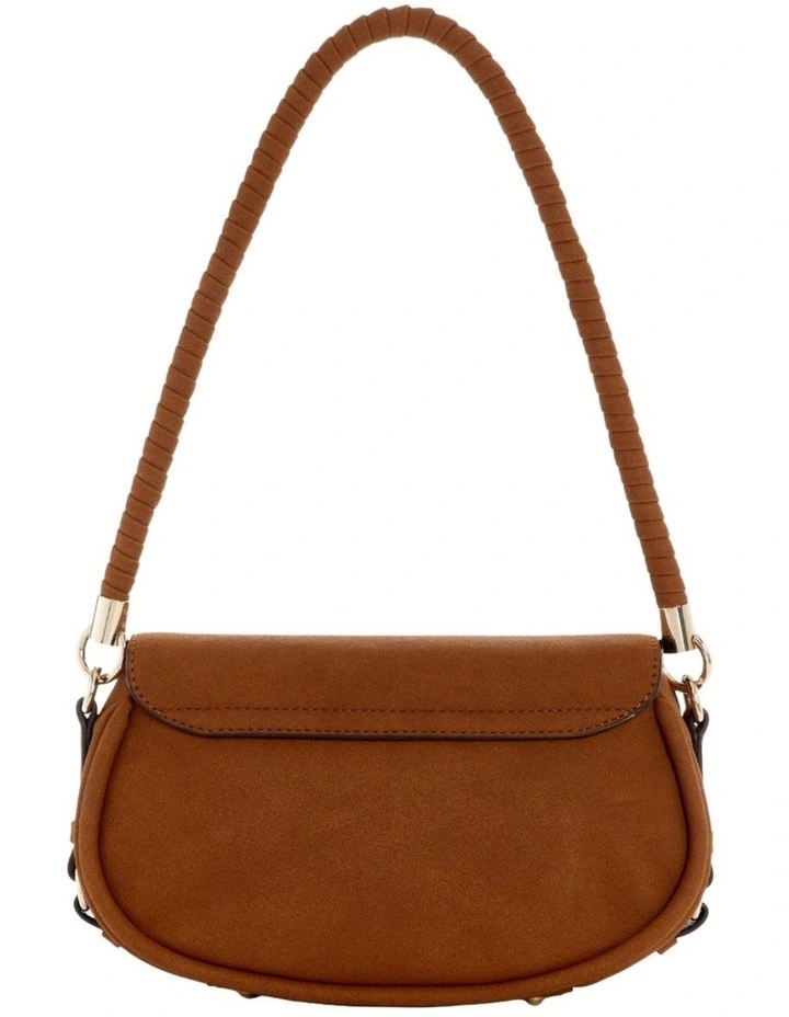 Danya Flap Shoulder Bag in Brown image 4
