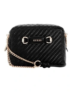 Francy Camera Crossbody Bag in Black